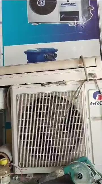 عملية لف وإعادة بناء محرك تكييف بنحاس نقي